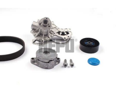 Water pump + Multi V-belt set