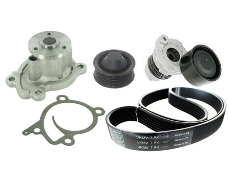 Water pump + Multi V-belt set