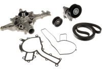 Water Pump + V-Ribbed Belt Kit Micro-V® Kit KP16PK2390 Gates