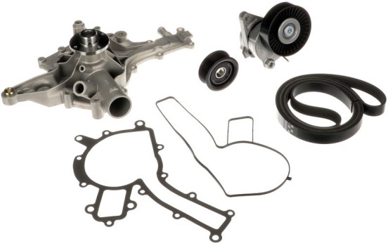 Water Pump + V-Ribbed Belt Kit Micro-V® Kit KP16PK2390 Gates