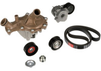 Water Pump + V-Ribbed Belt Kit Micro-V® Kit KP26PK1670 Gates