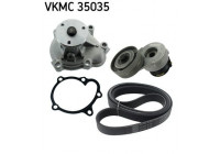 Water Pump + V-Ribbed Belt Kit