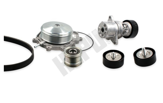 Water Pump + V-Ribbed Belt Kit