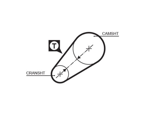 Timing belt 5014 Gates, Image 2