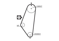 Timing belt 5047 Gates