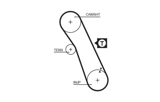 Timing belt 5055XS Gates