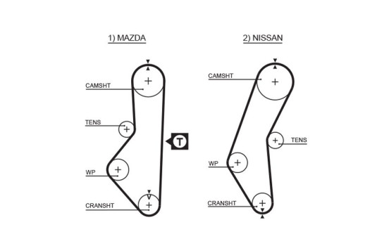 Timing belt 5067 Gates