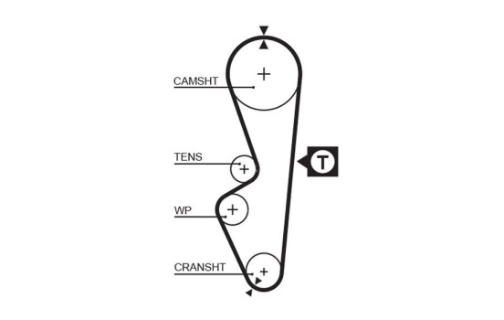 Timing belt 5070 Gates