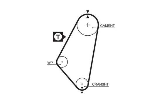 Timing belt 5083 Gates