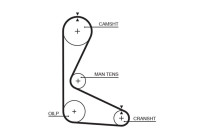 Timing belt 5103 Gates