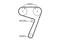 Timing belt 5111 Gates