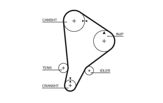 Timing belt 5118 Gates