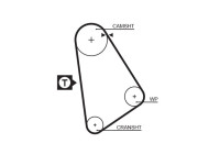 Timing belt 5123 Gates