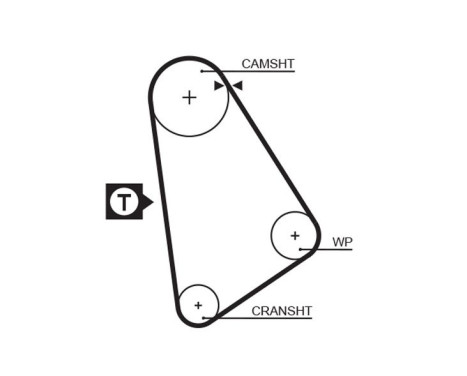 Timing belt 5123 Gates