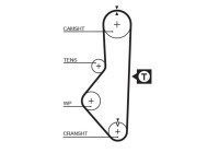 Timing belt 5128 Gates
