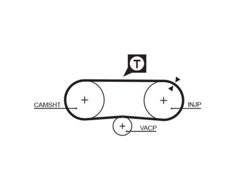 Timing belt 5134 Gates