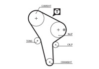 Timing belt 5176 Gates