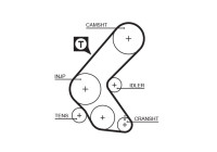 Timing belt 5193XS Gates