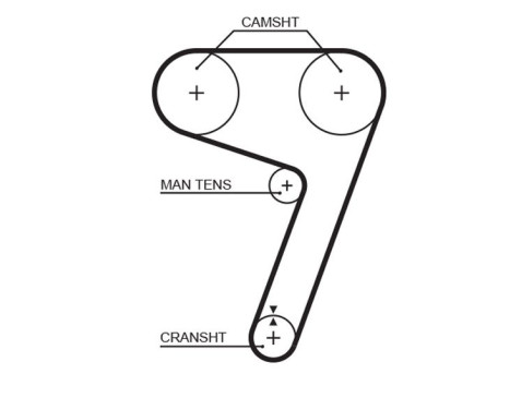 Timing belt 5279XS Gates
