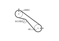 Timing belt 5405XS Gates