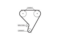 Timing belt 5448XS Gates