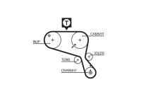 Timing belt 5467XS Gates