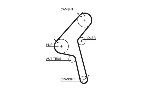 Timing belt 5470XS Gates