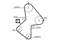 Timing belt 5486XS Gates