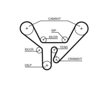 Timing belt 5518XS Gates
