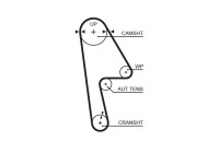 Timing belt 5593XS Gates
