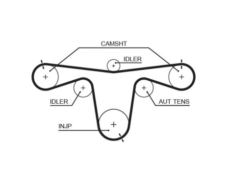 Timing belt 5594XS Gates