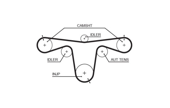 Timing belt 5594XS Gates