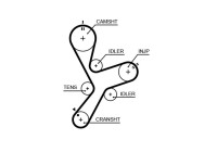 Timing belt 5641XS Gates