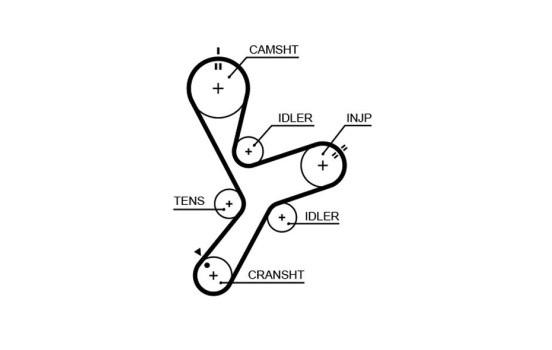 Timing belt 5641XS Gates