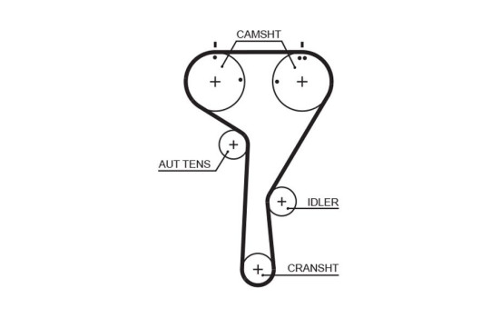 Timing belt 5680XS Gates