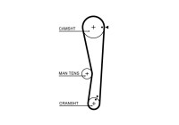 Timing belt 5687XS Gates