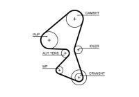 Timing belt 5688XS Gates