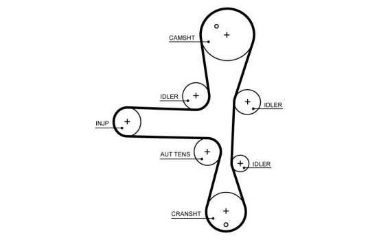 Timing belt 5701XS Gates