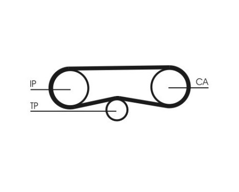 Timing Belt CT1018 Contitech, Image 3