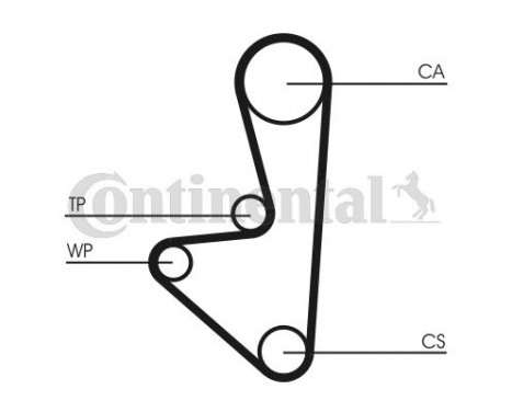 Timing Belt CT1067 Contitech, Image 2