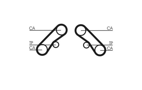 Timing belt CT1074 Contitech, Image 4
