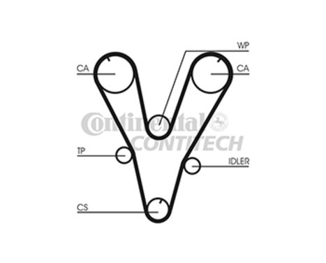 Timing Belt CT1085 Contitech, Image 2