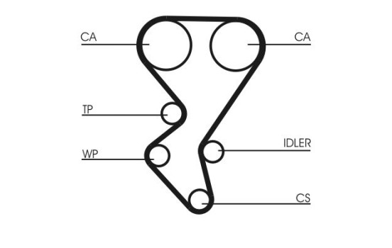 Timing belt CT1092 Contitech, Image 5