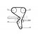 Timing Belt CT1101 Contitech, Thumbnail 2