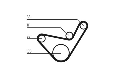 Timing belt CT1107 Contitech, Image 2