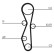 Timing Belt CT1140 Contitech, Thumbnail 3