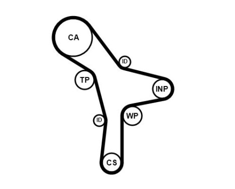 Timing Belt CT1176 Contitech, Image 4