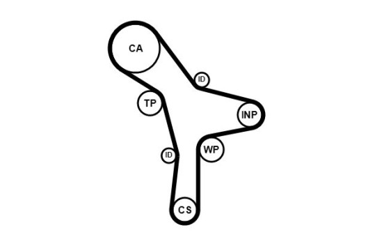 Timing Belt CT1176 Contitech, Image 4