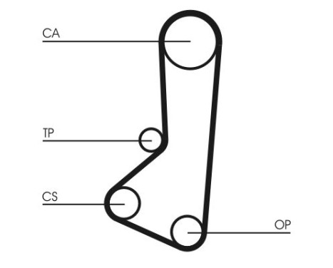 Timing Belt CT511 Contitech, Image 3