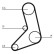 Timing Belt CT542 Contitech, Thumbnail 3